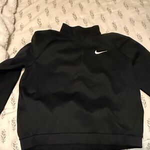 Nike Black Sweatshirt with White Swoosh